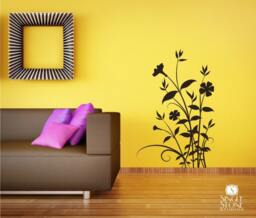 Floral Wall Decal Nature's Bouquet - Vinyl Text Words Stickers Art Custom Home Decor - thumbnail 1