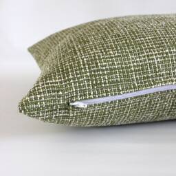 Green Tweed Throw Pillow Cover Upholstery Fabric Spring Decor Pillowcase Square & Lumbar - thumbnail 2