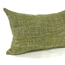 Green Tweed Throw Pillow Cover Upholstery Fabric Spring Decor Pillowcase Square & Lumbar - thumbnail 1