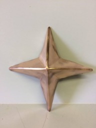 Handcrafted Copper Star Ornament - Rustic Christmas Tree Topper 3D Metal Decor Holiday Farmhouse 6