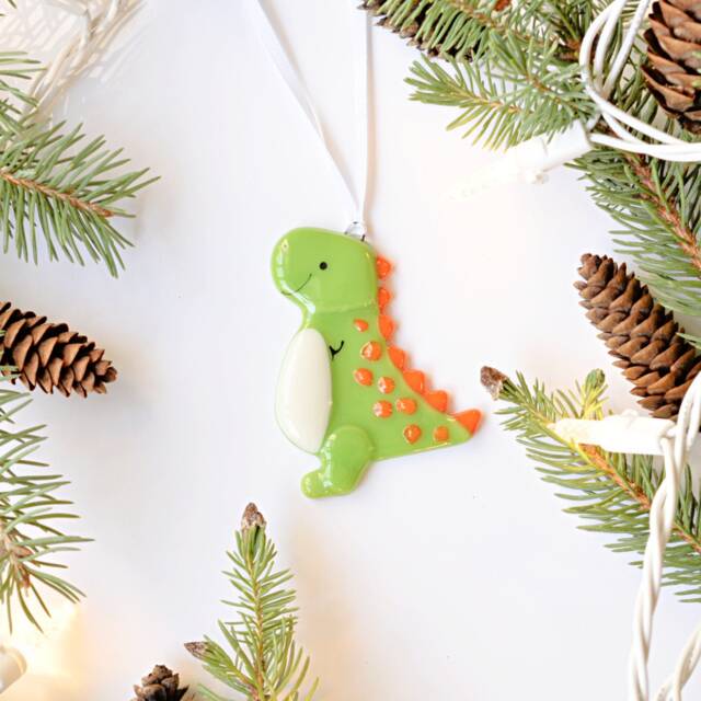 Dinosaur Christmas Tree Ornament - image 1