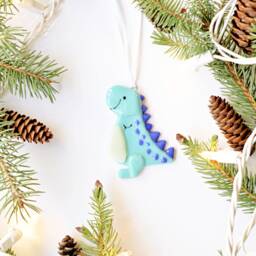 Dinosaur Christmas Tree Ornament - thumbnail 3
