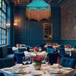 Bespoke Handmade Teal Blue Fabric Pendant Lampshade Ceiling Lights, Chandeliers, Downton Abbey Style, Antique Gold Fringe - thumbnail 2