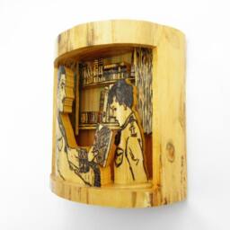 Father/Son - Grandfather/Grandson Wood Diorama Wall Art - thumbnail 2