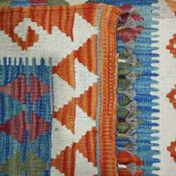 Classic Kilim Rug, Handmade Artisan Afghan Turkish Scandinavian Navajo Bohemian Wool Flatweave Multicolour Rug 135x75 cm - thumbnail 3