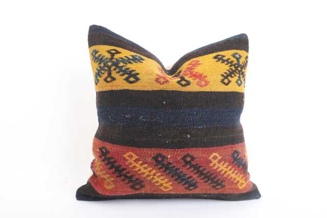 20'' Vintage Turkish Kilim Pillow Cover Ethnic Cushion Case - image 1