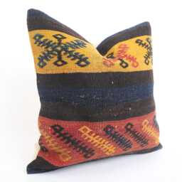 20'' Vintage Turkish Kilim Pillow Cover Ethnic Cushion Case - thumbnail 3