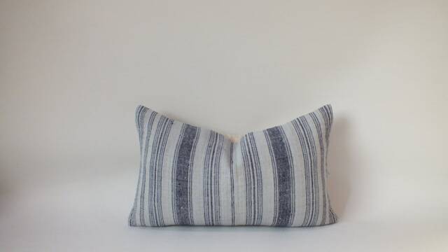 Hmong Pillow Covers Hand-Woven Hemp Fabric Recycled Vintage Textiles Throw Pillow Sofa Cushions Hmong-Textiles Living Room Bedroom - image 1
