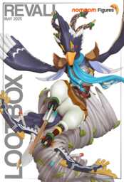 Revali - Zelda 3D Printed Figure 110 Scale - thumbnail 1