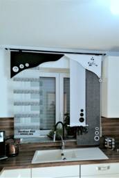 Coffee Panel Curtains Modern - thumbnail 1