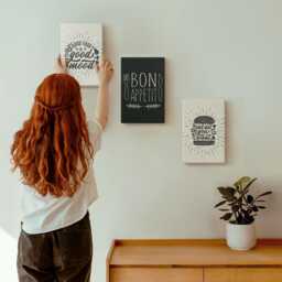 Canvas Wall Art Set Of 3 - Graphics With Food & Culinary Slogans, Black White Print, Drinks Hanging Piece - thumbnail 3