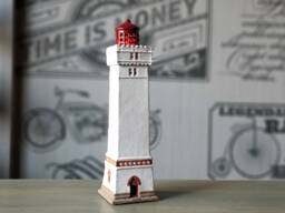 Blavandshuk, Denmark Handmade Ceramic Lighthouse Decor Gifts Candle Holder. Unique Gift. Ceramic Souvenir. Christmas Gifts. Made in Suvena - thumbnail 1