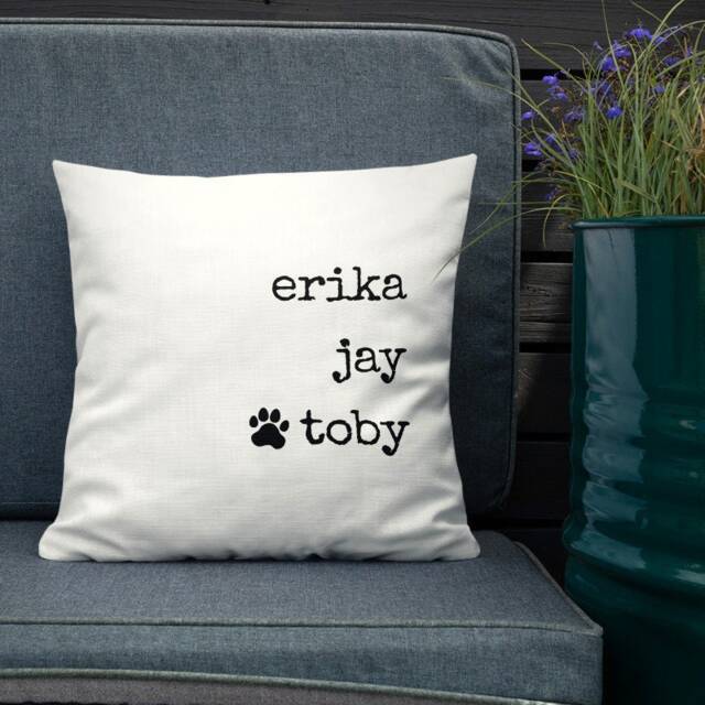 Family Names Throw Pillows - Personalized Name Cushion Covers Custom Pillowcases Mom Birthday Gift Mother's Day Gifts For Grandma - image 1