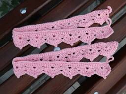 Pink Curtain Tie Backs, Girl's Room Decor