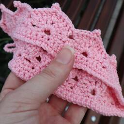 Pink Curtain Tie Backs, Girl's Room Decor - thumbnail 2