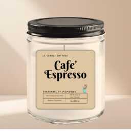Handmade Cafe Espresso Soy Candle - Eco-Friendly Coffee Scented Bliss - thumbnail 3