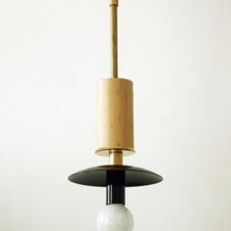 Gold Black Pendant Candelabra Lamp Modern Ceiling Lighting Mid Century Wood Hanging Brass Kitchen Light - thumbnail 2