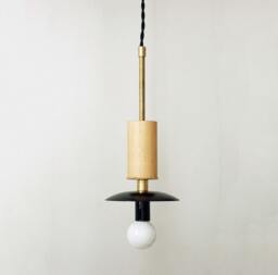 Gold Black Pendant Candelabra Lamp Modern Ceiling Lighting Mid Century Wood Hanging Brass Kitchen Light