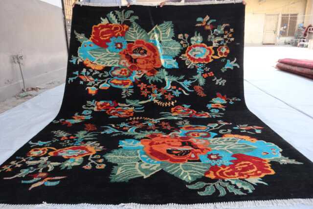 5x8 Ft Afghan New Kazak Farmhouse Rug, Handmade Medallion Wool Area Luxury Carpet, Bedroom Living Room Office Decor Rug - image 1
