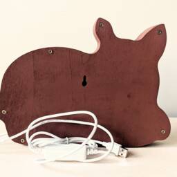 Handmade Wooden Deer Night Light - Led Lamp - thumbnail 4