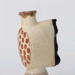 Sculptural Vase - B/Kodomari Ryo /Contemporary Geometric Primitivism Ceramic Art Sculpture - thumbnail 3