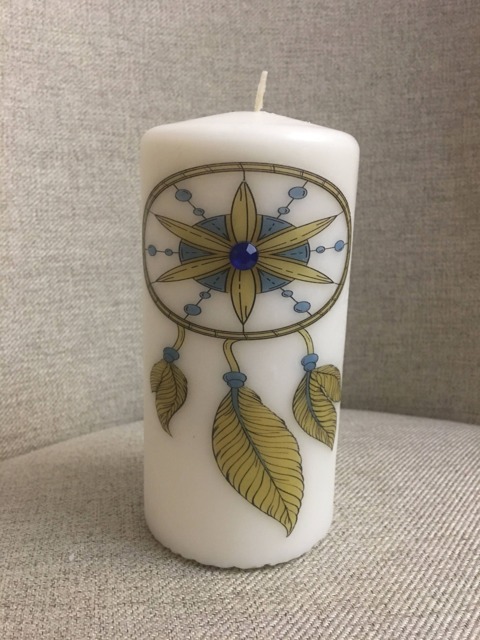 Dream Catcher Candle, Dream Gift, Decor, Dreamcatcher, Candle Favors, Customized Candles