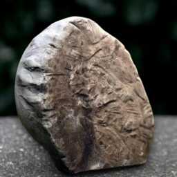 Stone Face Sculpture Concrete Head Statue Outdoor Figurine Abstract Decoration Handmade Ornament Lover Gift Front Door Decor - thumbnail 4