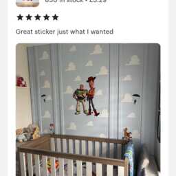 Buzz Lightyear & Woody Character Pose Wall Decal Toy Story Nursery Decor - thumbnail 4