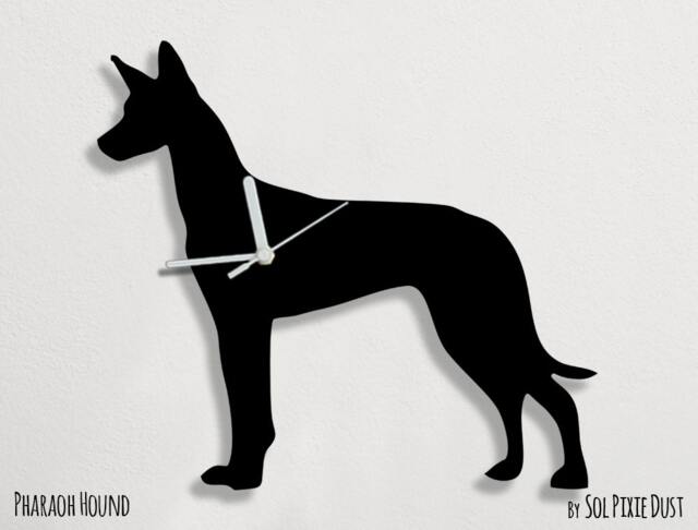 Pharaoh Hound Dog - Wall Clock Silhouette - image 1