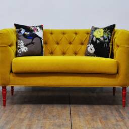 "Loveseat - Yellow Love ""2 Seater Sofa" - thumbnail 3