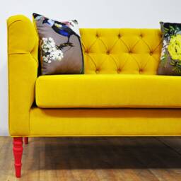 "Loveseat - Yellow Love ""2 Seater Sofa" - thumbnail 2