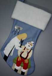 "Doctor Christmas Stocking""Santa Claus, M.d." - thumbnail 1