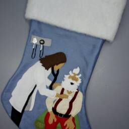 "Doctor Christmas Stocking""Santa Claus, M.d." - thumbnail 2