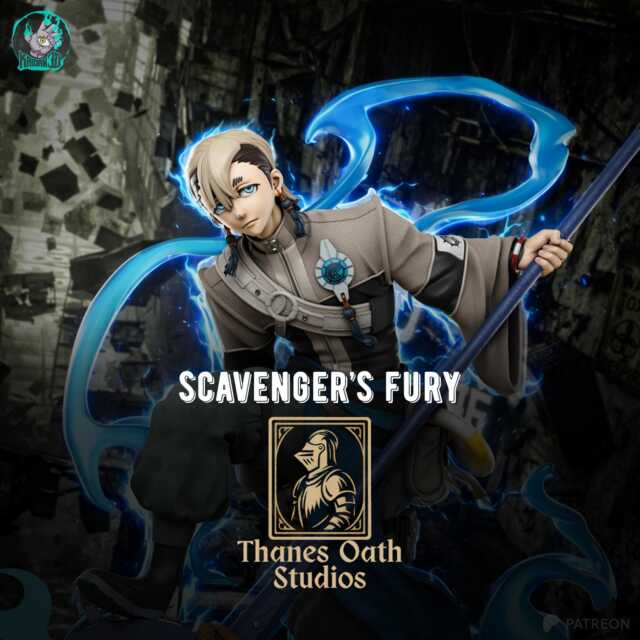 Scavenger's Fury - Dark Anime Underground Rust Zanka Nijiku Resin Figure 16K - image 1