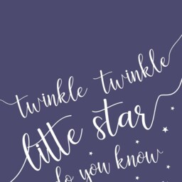 Nursery Print Quote Twinkle Little Star Nursery Decor Gender Neutral Baby Shower Gift Wall Art - thumbnail 3