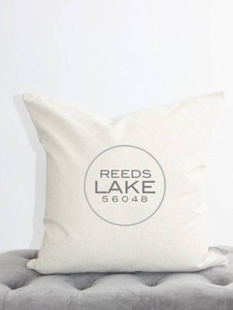 My Lakes Pillow - 18 X 18, Home Decor, Cushion, Throw Pillow, Gift, Present, Custom Home, House, Boating, Lake Nursery Decor - image 1