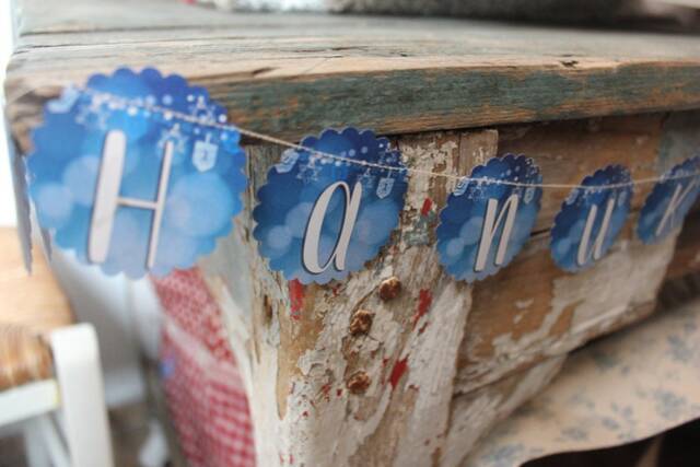 Happy Hanukkah, Hanukkah Sign, Banner, Hannukah, Decorations, Hannukah Decor, Gifts, Chanuka - image 1