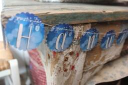Happy Hanukkah, Hanukkah Sign, Banner, Hannukah, Decorations, Hannukah Decor, Gifts, Chanuka - thumbnail 1