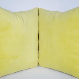 2 Fresh Green Velvet Pillow Covers Decorative Throw Cushion - thumbnail 4