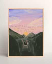Hope On The Horizon/Psalm 23 Bible Verse Wall Art Christian - thumbnail 1