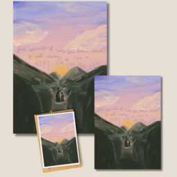 Hope On The Horizon/Psalm 23 Bible Verse Wall Art Christian - thumbnail 3