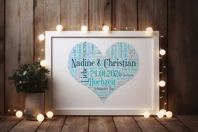 Personalized Godparents Word Art Print, Custom Godparent Gift, Christening Godmother Godfather Keepsake - image 1