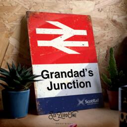 Personalised Scotrail Metal Sign Portrait - Worn Or Clean Look Available Any Name & Date Custom Print Scottish Rail - thumbnail 1