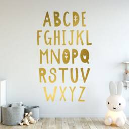 Nursery Alphabet Wall Decal Playful Abc Decor - thumbnail 3