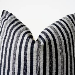 Black Striped Pillow Cover - thumbnail 3