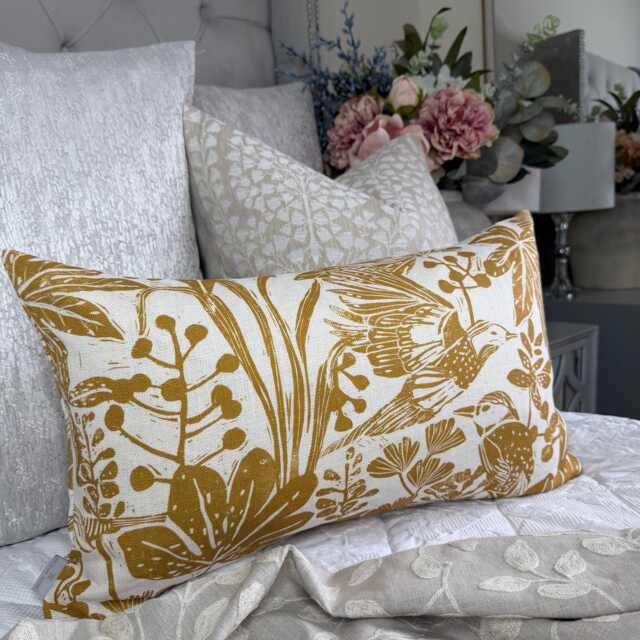 "Handmade Cushion Cover 12"" X20" - image 1