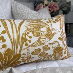 "Handmade Cushion Cover 12"" X20" - thumbnail 2