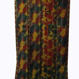 Handmade Kantha Quilt Indian Cotton Bedspread Bedding, Throw, Bed Cover, Coverlet, Twin Size Quilt - thumbnail 2