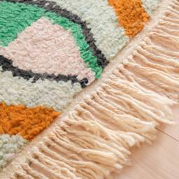 Moroccan Runner Rug 2x10 Ft, Vintage Berber Runner, Handwoven Wool Rug, Tribal Bohemian Hallway 74x317 cm - thumbnail 4