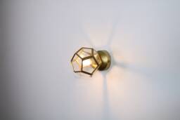 Small Light, Glass Wall Lighting , Gold Lamp Vanity Light Fixture, Sconce, Brass Lamp, Lamp - thumbnail 1